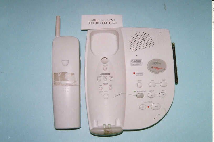 900 MHz 40 Channel Analog Cordless Telephone - FCC ID CLHTC920 - S Megga Telecommunications Ltd