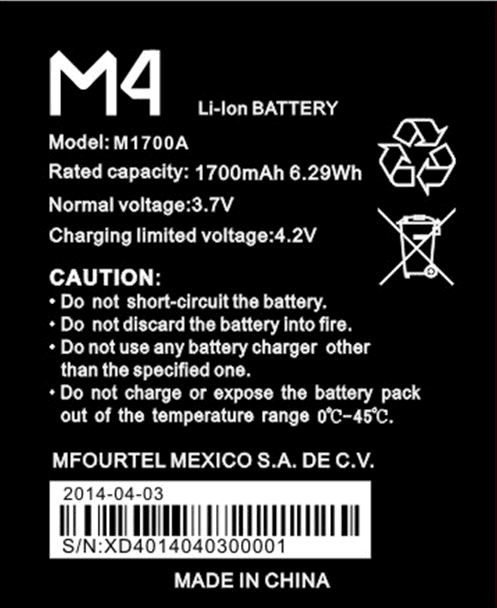 Mobile Phone - FCC ID CLNSS4345 - MFOURTEL MEXICO S.A. DE C.V.