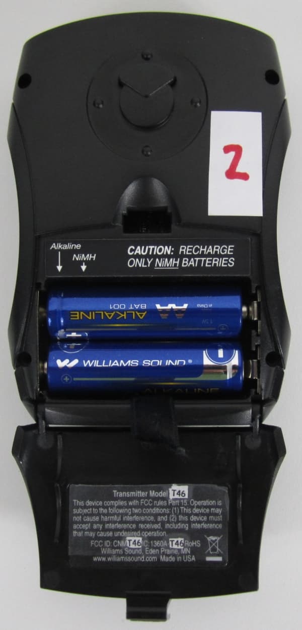 Portable Hearing Assistance Transmitter - FCC ID CNMT46 - Williams Sound, LLC