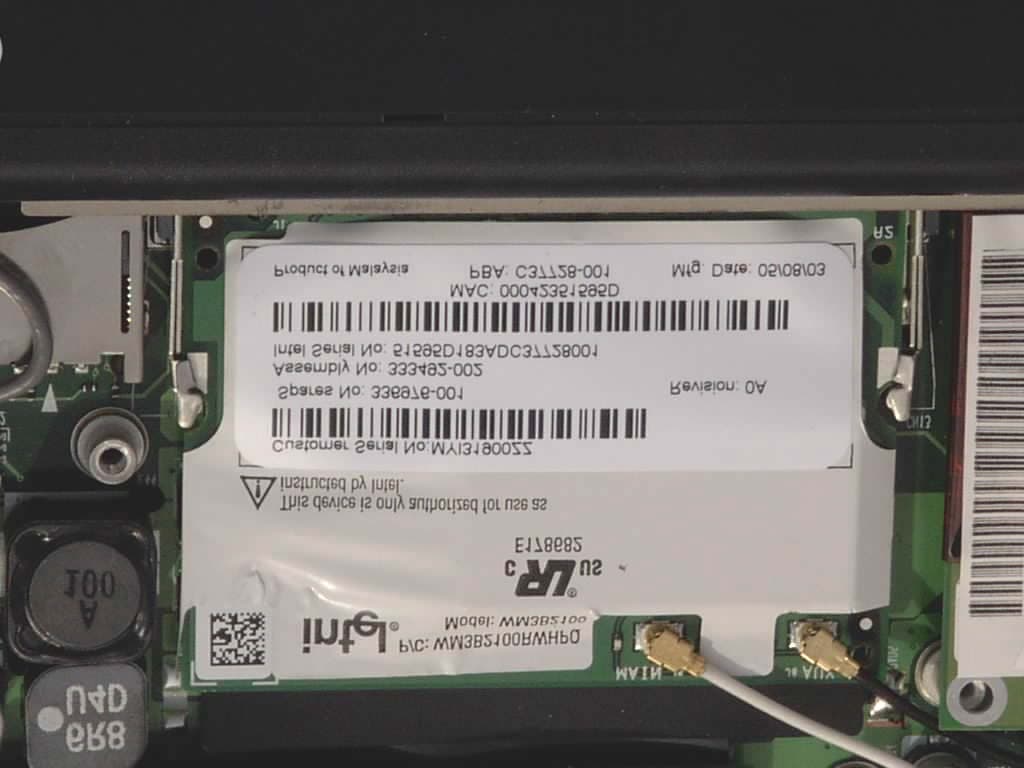 Notebook PC with Built-in Wireless - FCC ID CNTPP2190 - HP Inc. (2)