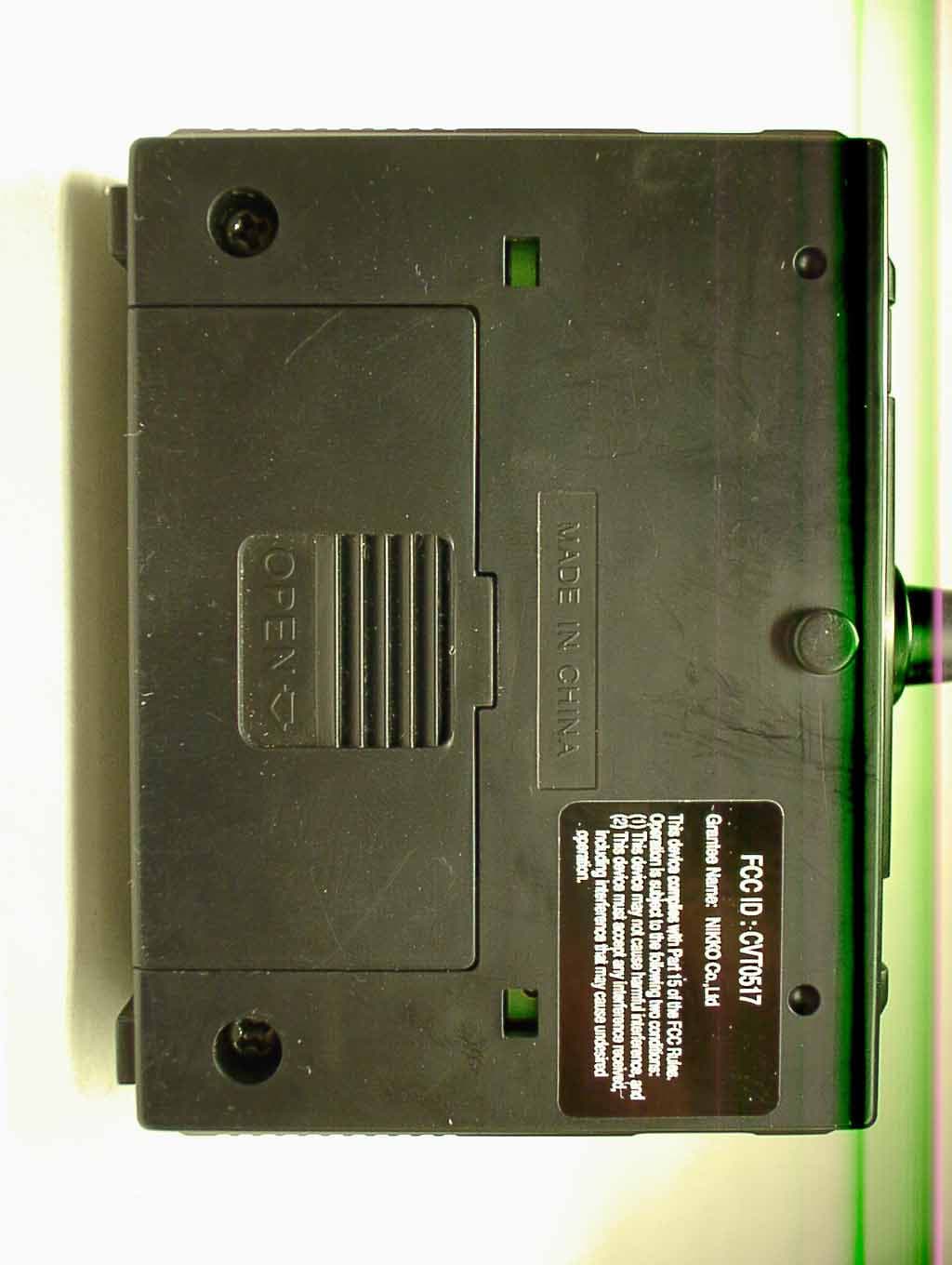 Radio Controlled Toy(Transmitter) - FCC ID CVT0517 - Nikko Co Ltd