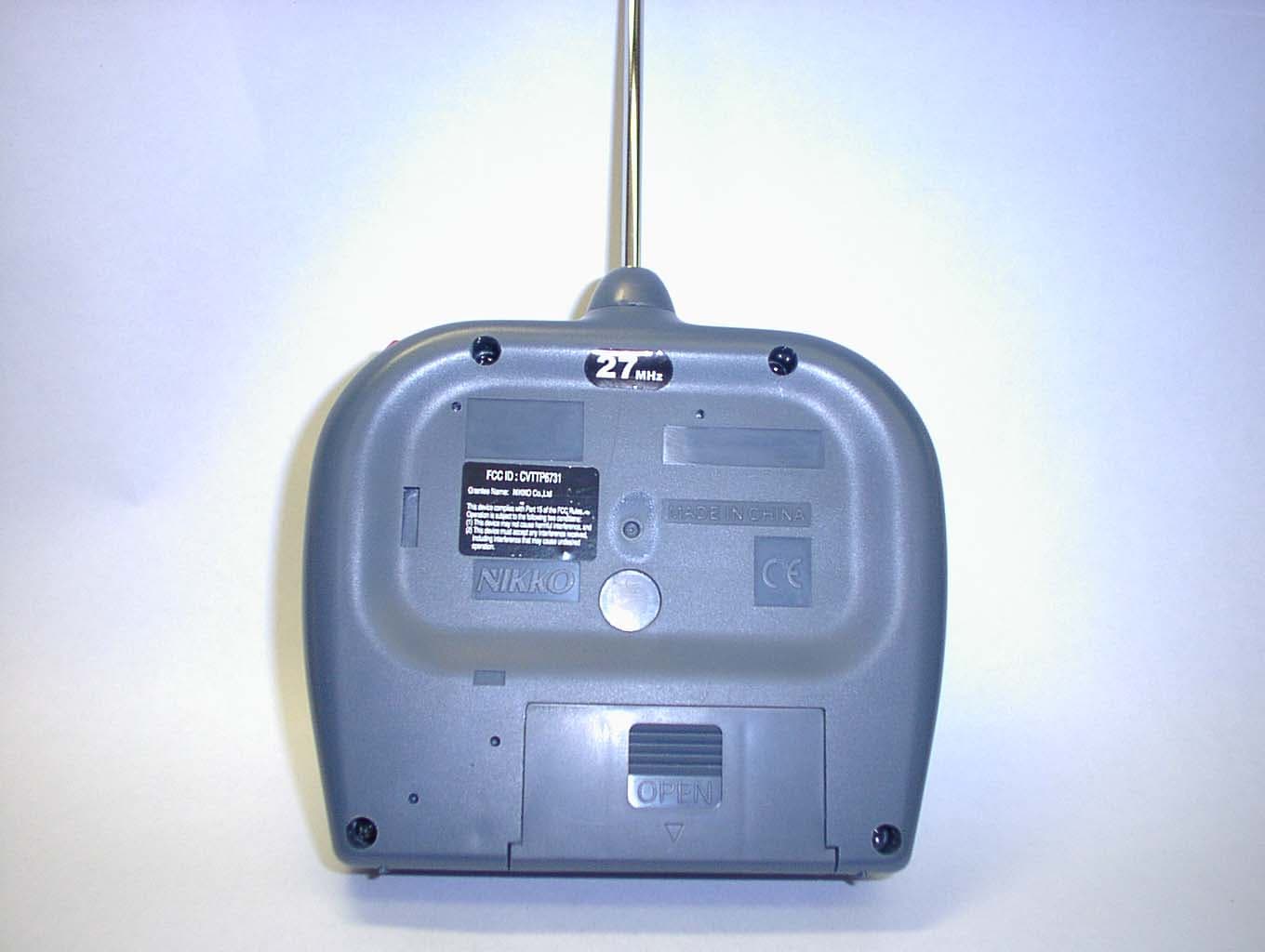 Radio Controlled Toy (Transmitter) - FCC ID CVTTP6731 - Nikko Co Ltd (1)