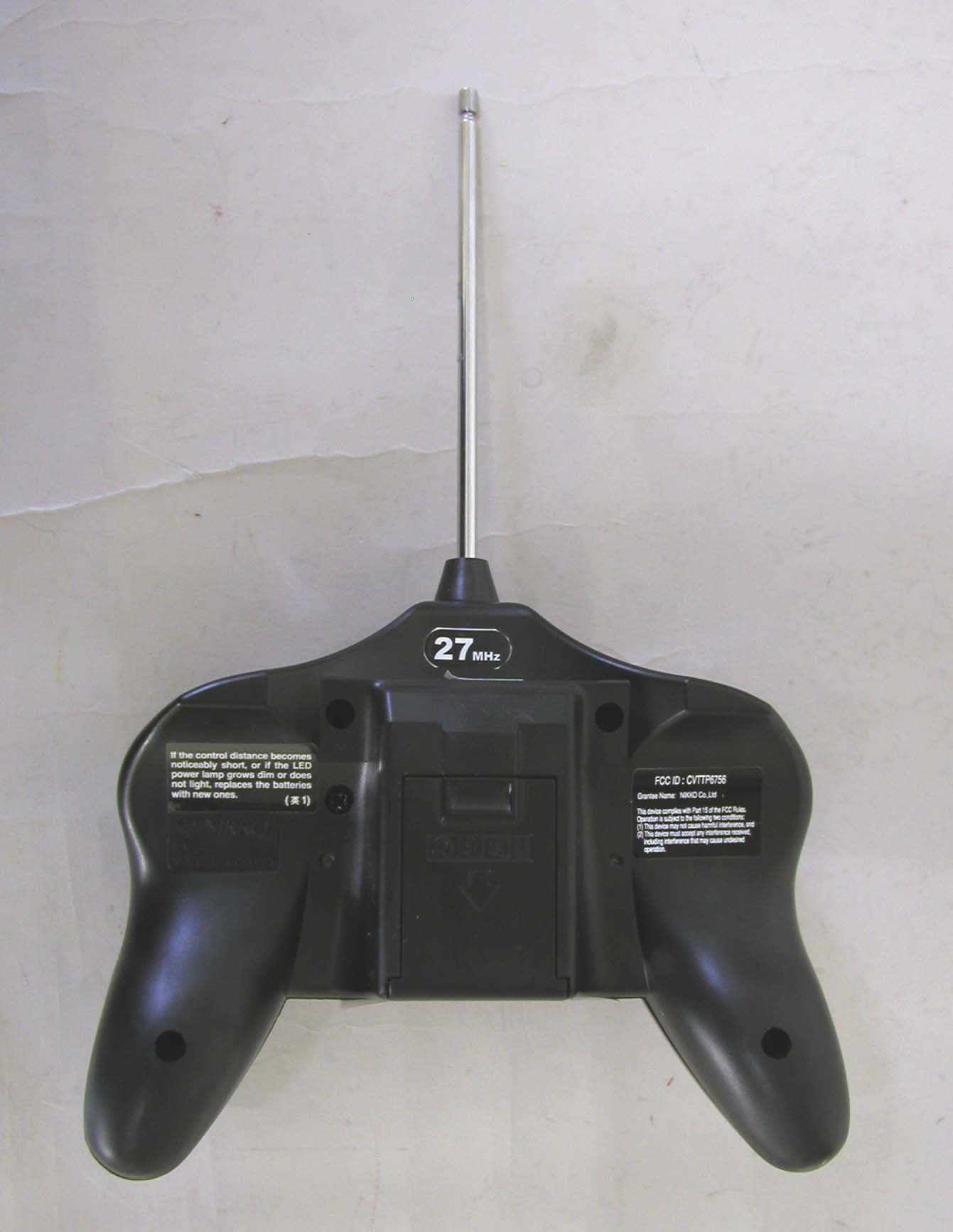 Remote Control Toy Transmitter - FCC ID CVTTP6756 - Nikko Co Ltd (1)