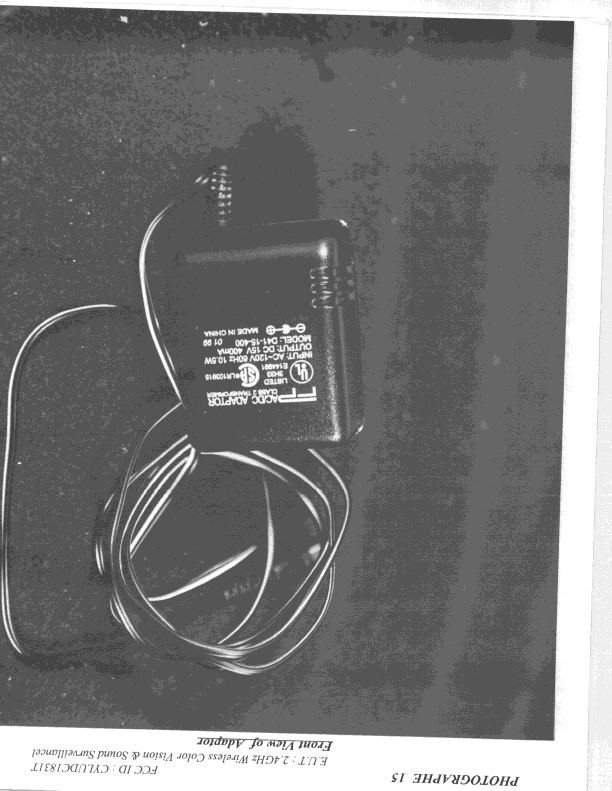 DXX - Part 15 Low Power Communication Device Transmitter - FCC ID CYLUDC1831T - UDC Electronic Industry Ltd