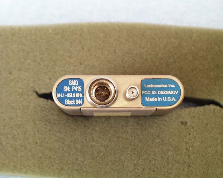 Body worn wireless microphone transmitter - FCC ID DBZSMQV - Lectrosonics Inc (3)