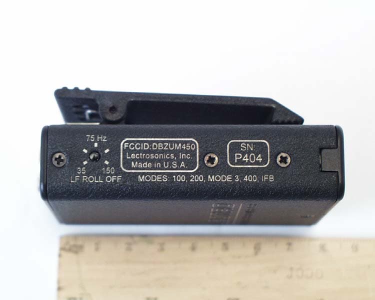 Body Worn Wireless Microphone Transmitter - FCC ID DBZUM450H - Lectrosonics Inc (2)