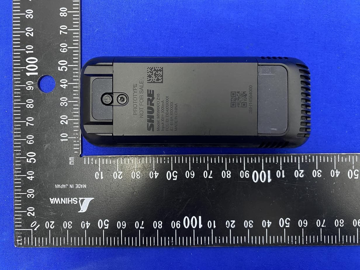 Wireless Microphone - FCC ID DD4MXW6X - Shure Incorporated (2)