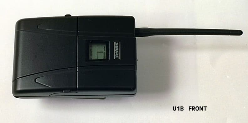 LO POWER BODY PACK TRANSMITTER - FCC ID DD4U1B - Shure Incorporated