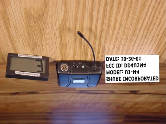 Wireless Microphone - FCC ID DD4U1M4 - Shure Incorporated (5)