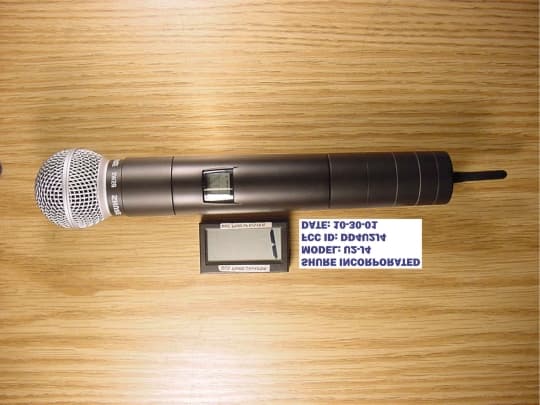 Wireless Microphone - FCC ID DD4U2J4 - Shure Incorporated (3)