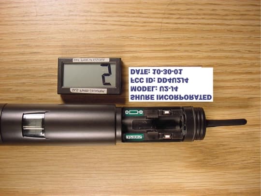 Wireless Microphone - FCC ID DD4U2J4 - Shure Incorporated (1)