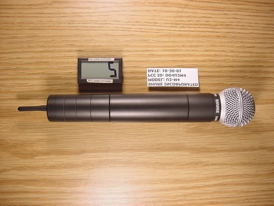 Wireless Microphone - FCC ID DD4U2M4 - Shure Incorporated (4)