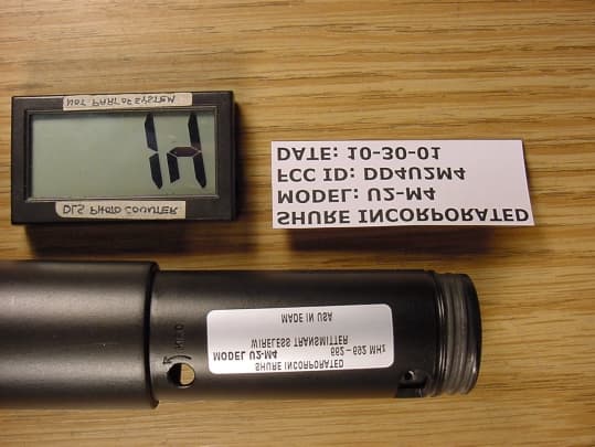 Wireless Microphone - FCC ID DD4U2M4 - Shure Incorporated (3)