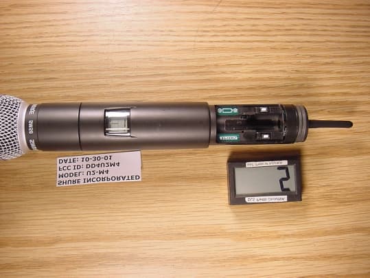 Wireless Microphone - FCC ID DD4U2M4 - Shure Incorporated (2)