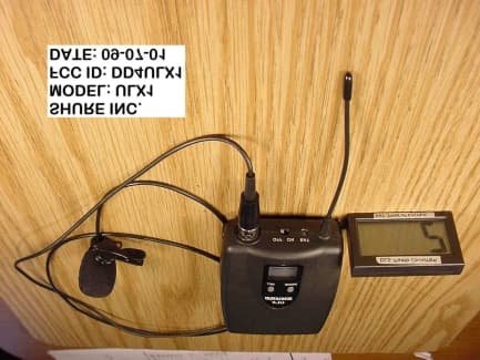 Wireless Microphone - FCC ID DD4ULX1 - Shure Incorporated (1)