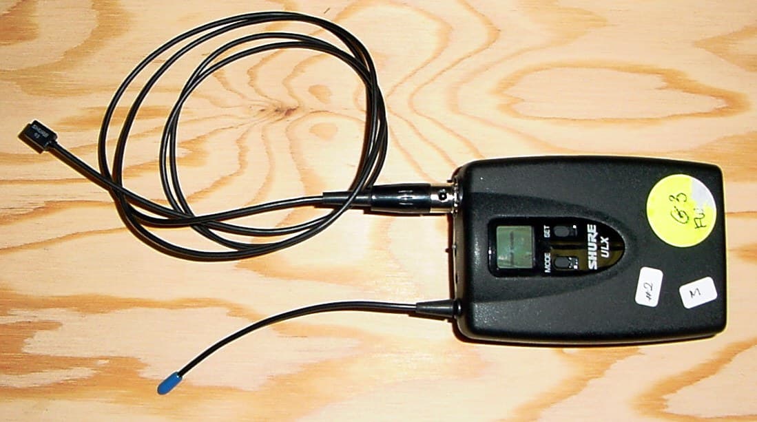 Wireless Microphone Transmitter - FCC ID DD4ULX1G3 - Shure Incorporated