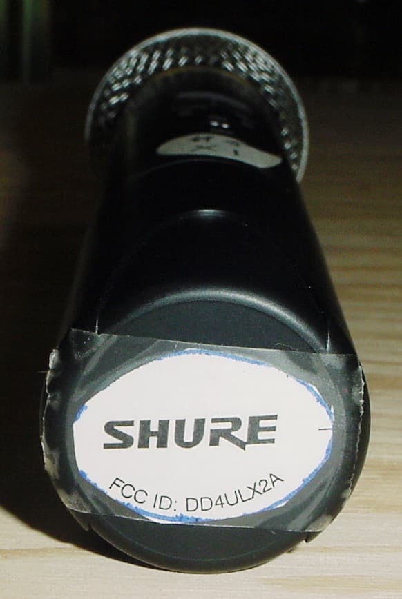 ULX2 Wireless Microphone Transmitter - FCC ID DD4ULX2A - Shure Incorporated (1)