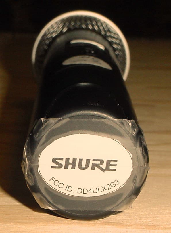 Wireless Microphone Transmitter - FCC ID DD4ULX2G3 - Shure Incorporated (2)