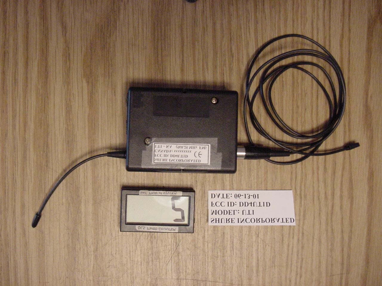 Belt Worn Wireless Microphone - FCC ID DD4UT1D - Shure Incorporated (1)