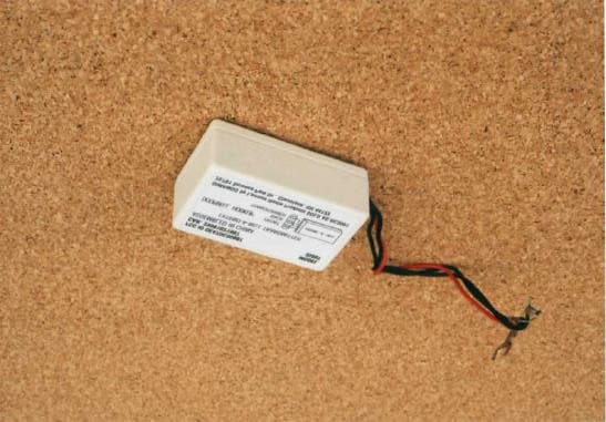 Doorbell Transmitter - FCC ID DE47DC3500T - Thomas & Betts Corporation