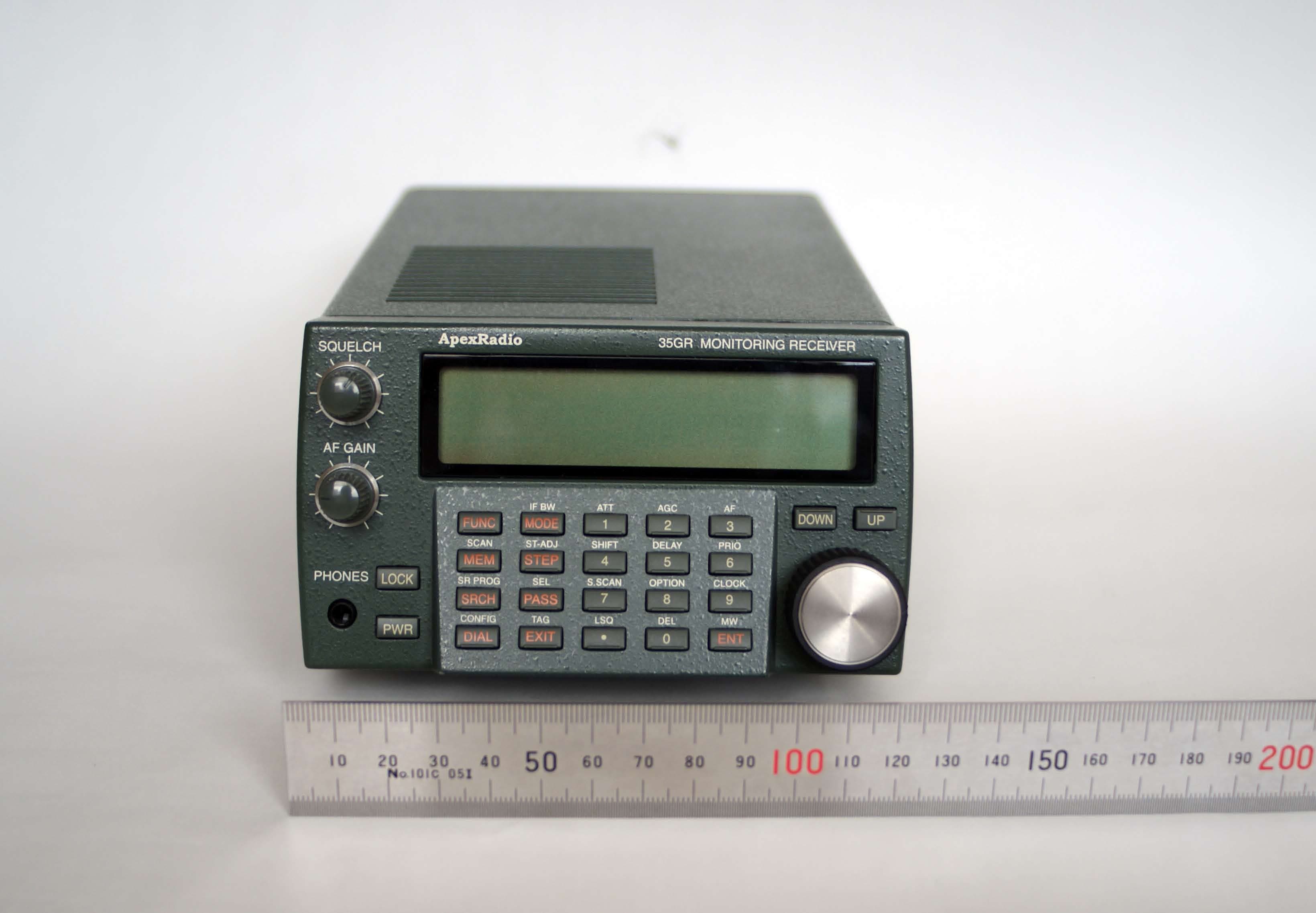 Monitoring receiver - FCC ID DF335GR - ApexRadio, Inc.
