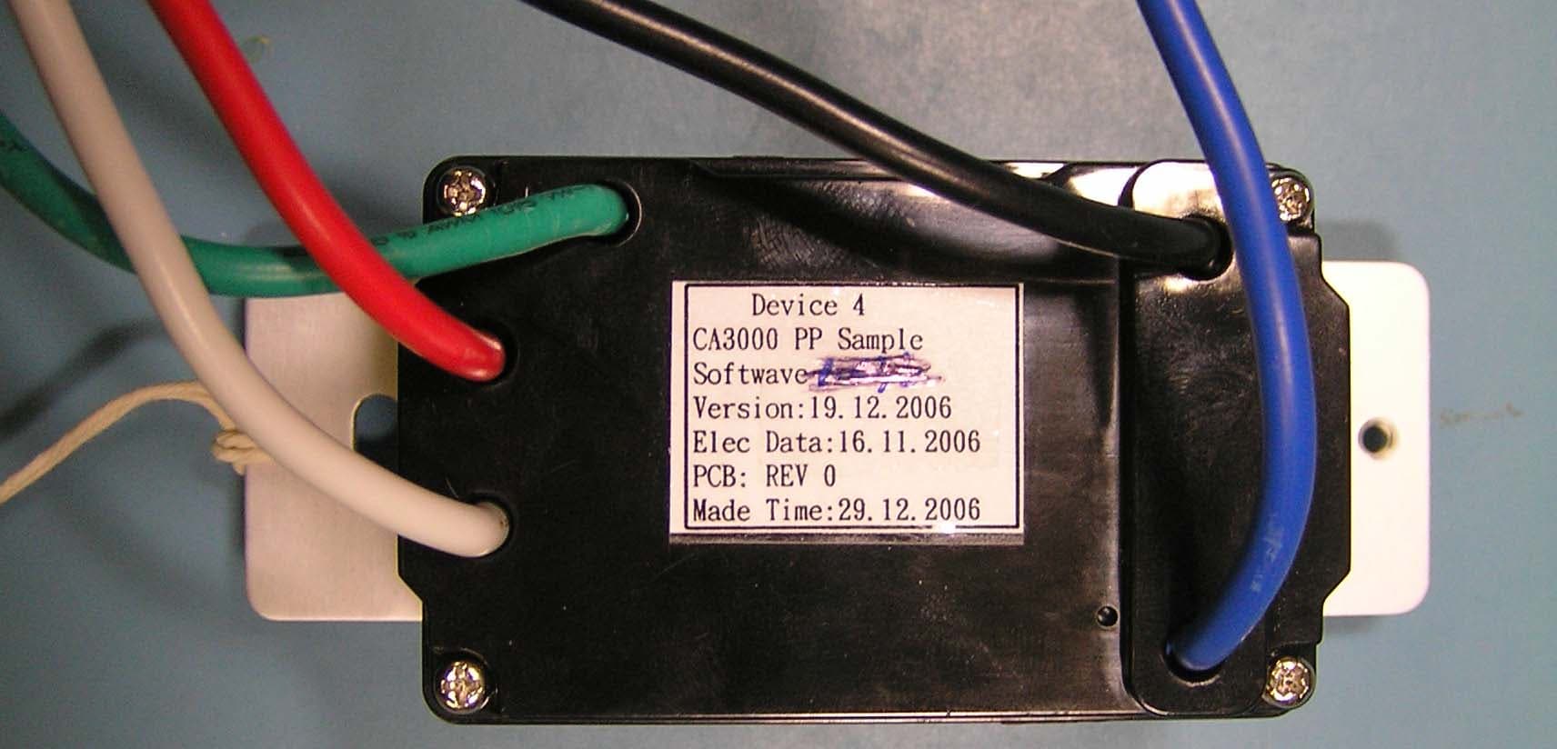 Single Pole & Multi-Way Relay Type Wall Switch - FCC ID DGZCA3000 - Intermatic Inc