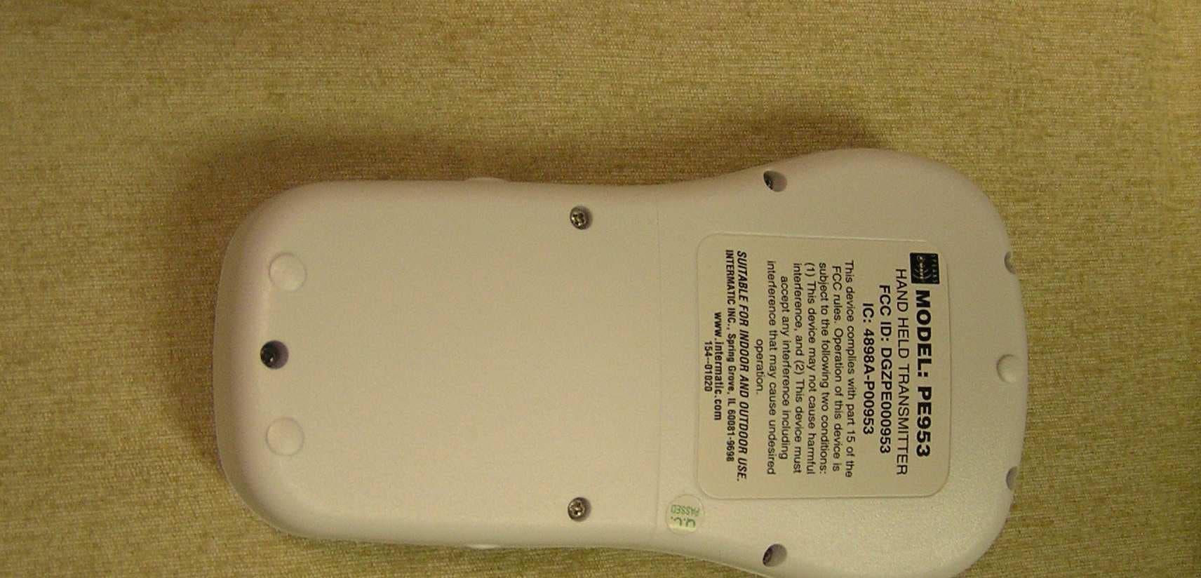 Hand Held Transceiver - FCC ID DGZPE000953 - Intermatic Inc (2)