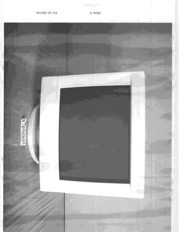 17 " Color Monitor with 1280X1024 NI Display - FCC ID DK4780 - GVC Corporation (2)