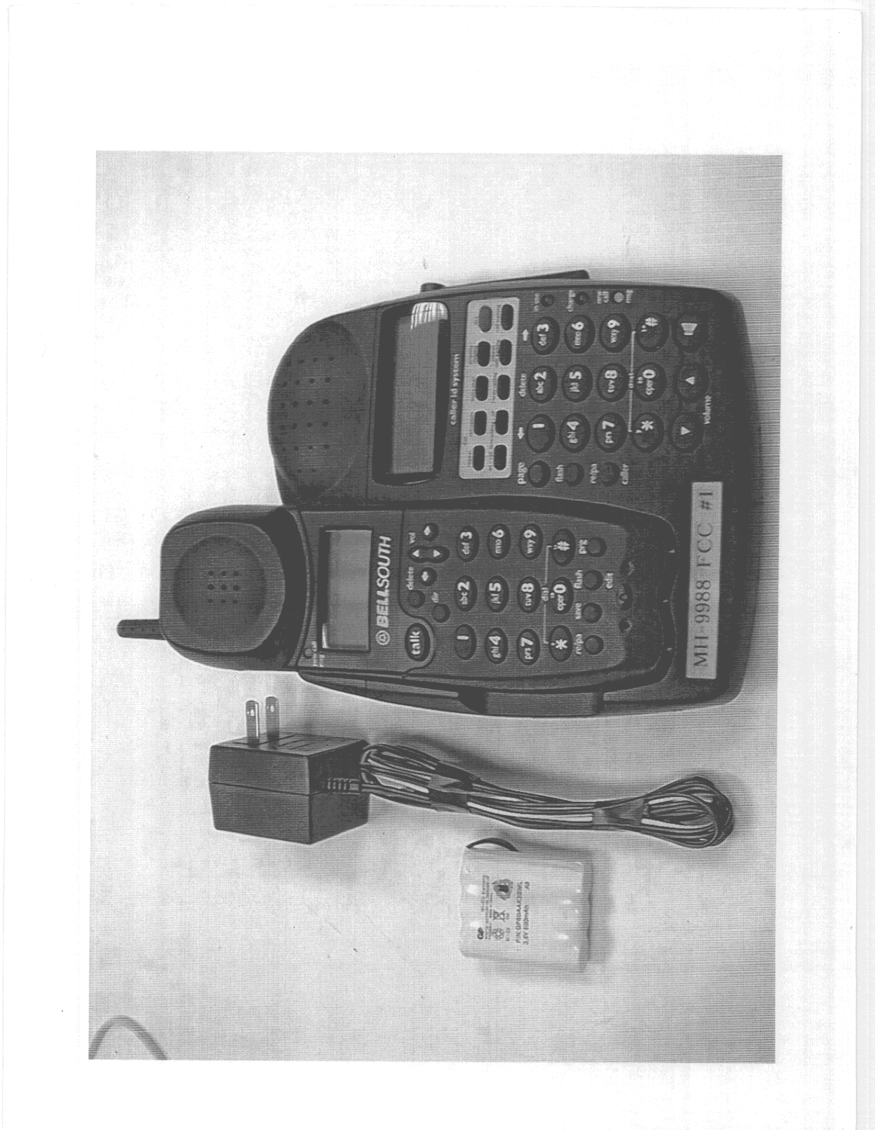 Cordless Phone - FCC ID DK4MH9988BK - GVC Corporation