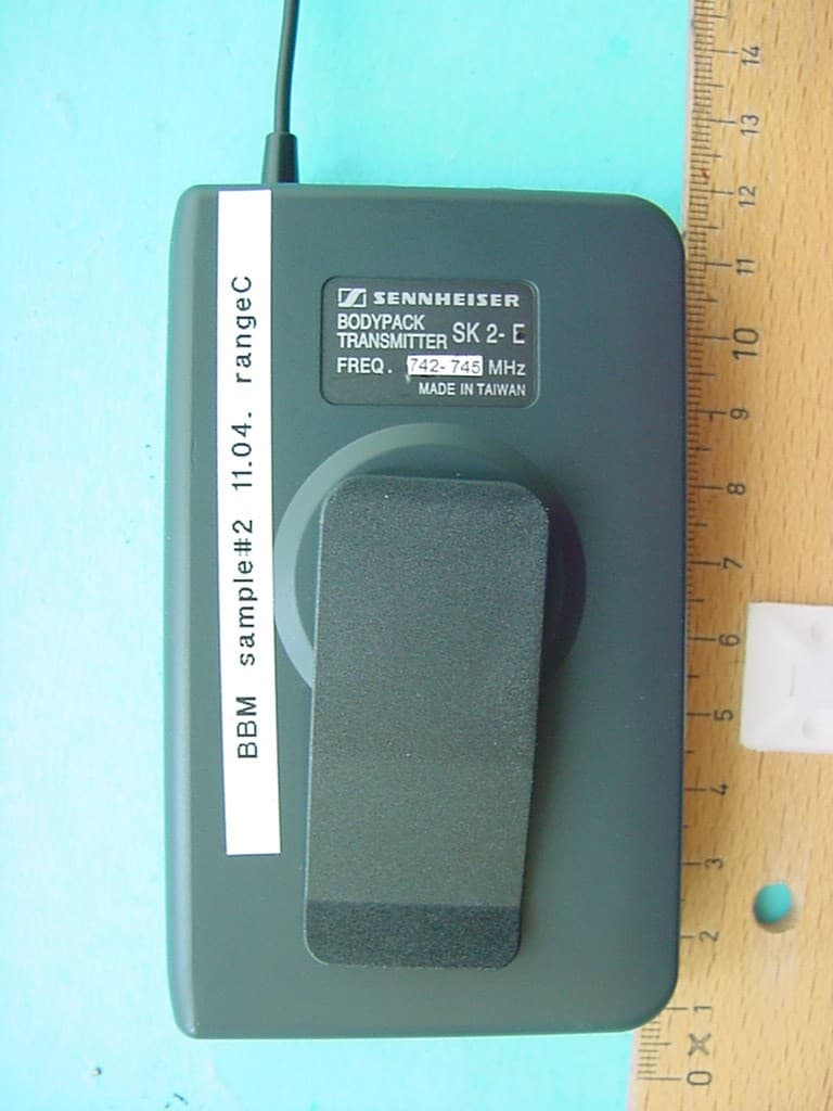 Wireless Bodypack Transmitter - FCC ID DMOB1FPXD - Sennheiser Electronic Corp (2)