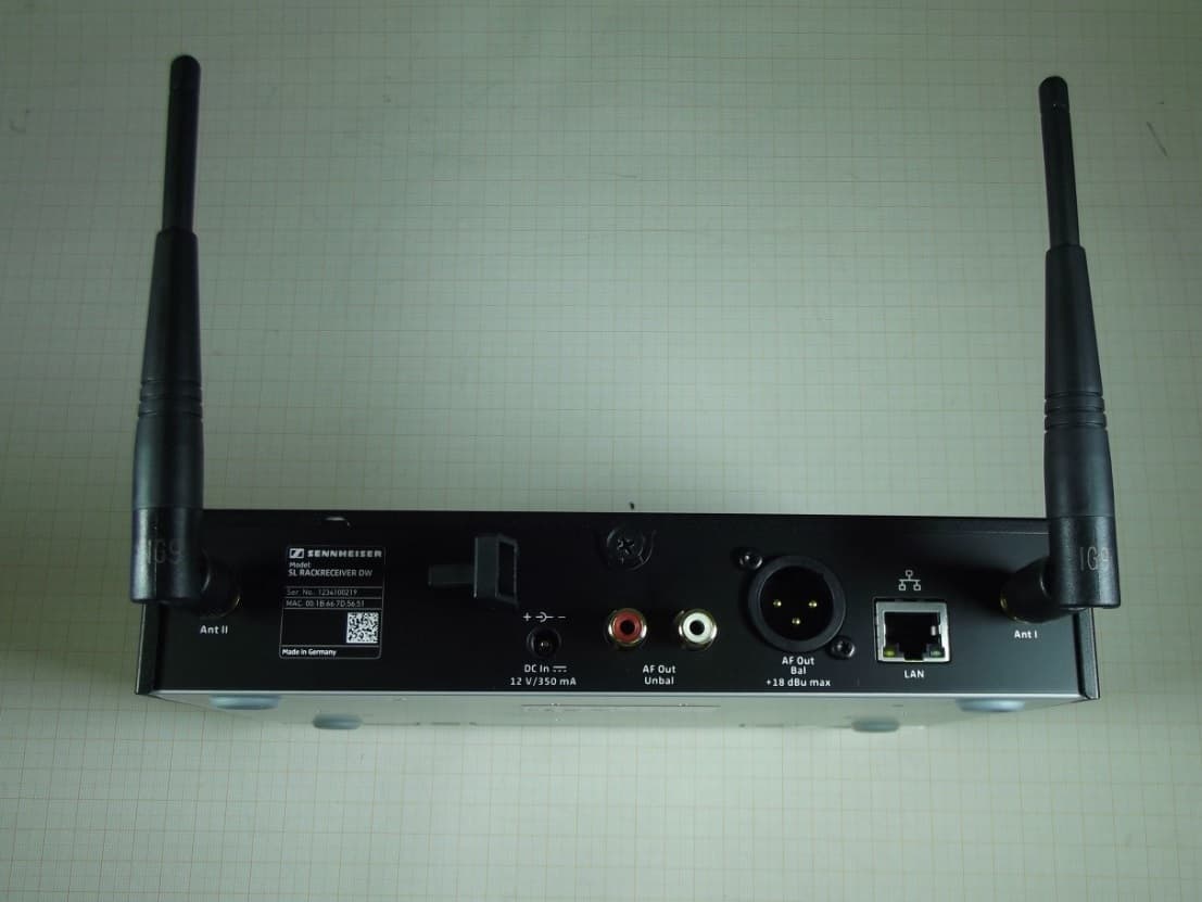 Rack Receiver - FCC ID DMOEM1G9WE - Sennheiser Electronic Corp