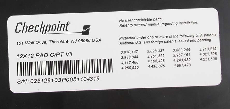 Counterpoints IX 4/6 Mode; Counterpoints IX 5 Mode - FCC ID DO4CP9 - Checkpoint Systems Inc (3)