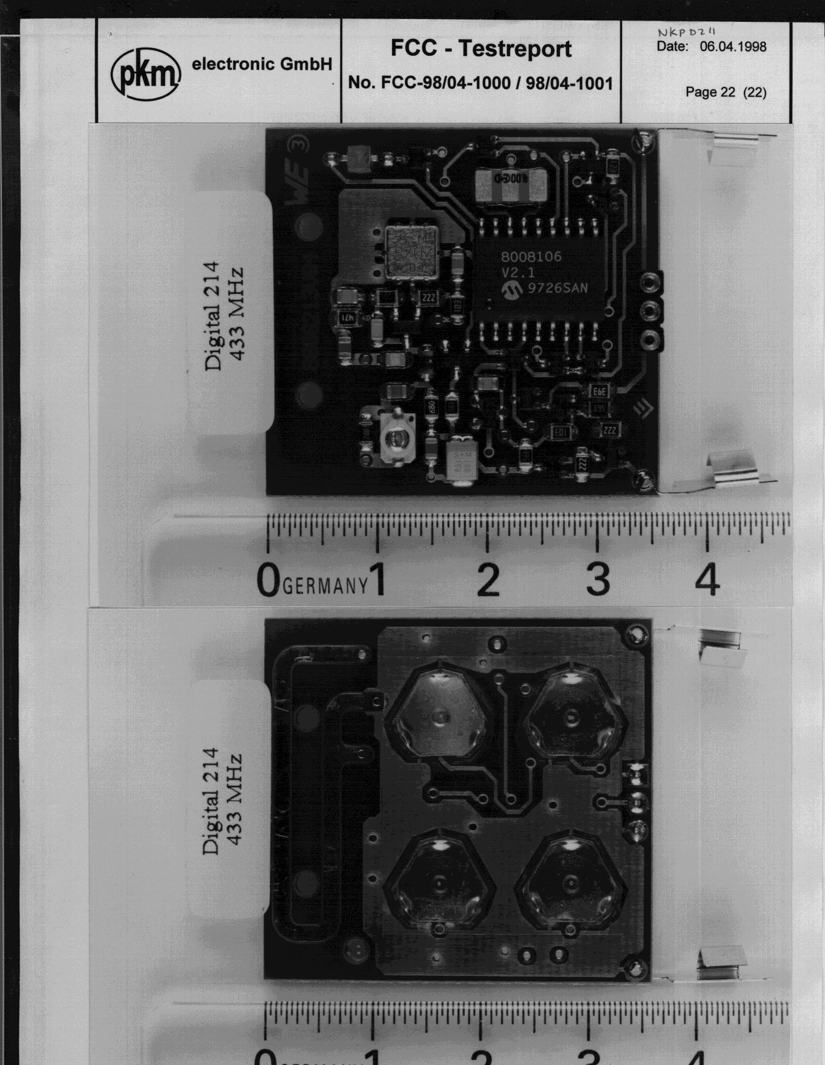 FAP - Part 15 Anti-Pilferage Device - FCC ID DO4STRATAPX - Checkpoint Systems Inc (3)