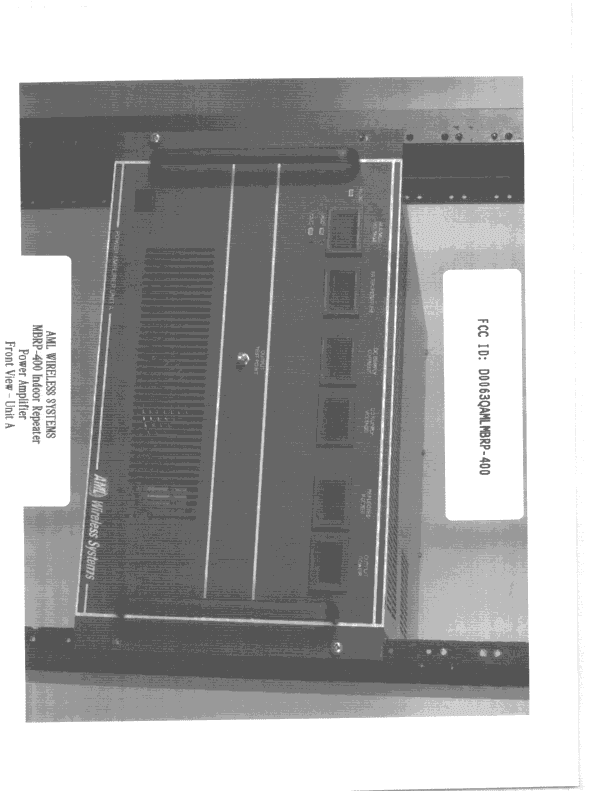 AMP - Amplifier - FCC ID DOO63QAMLMBRP-400 - AML Wireless Networks Inc (4)