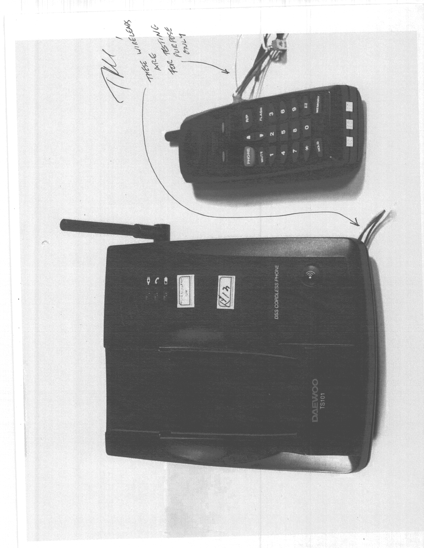 Cordless Telephone - FCC ID DTSTS101 - Daewoo Teletech Co Ltd (4)