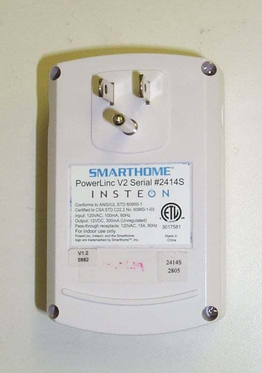 Insteon to RTS Interface INSTEON - FCC ID DWNINSTEON1 - Somfy Systems