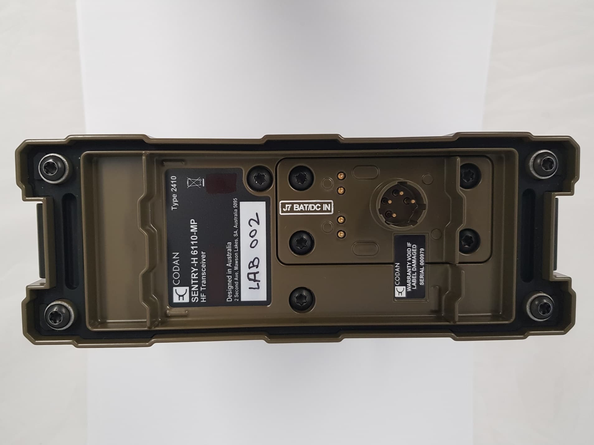 2410 ManPack HF Transceiver - FCC ID DYY2410 - Codan Limited (2)