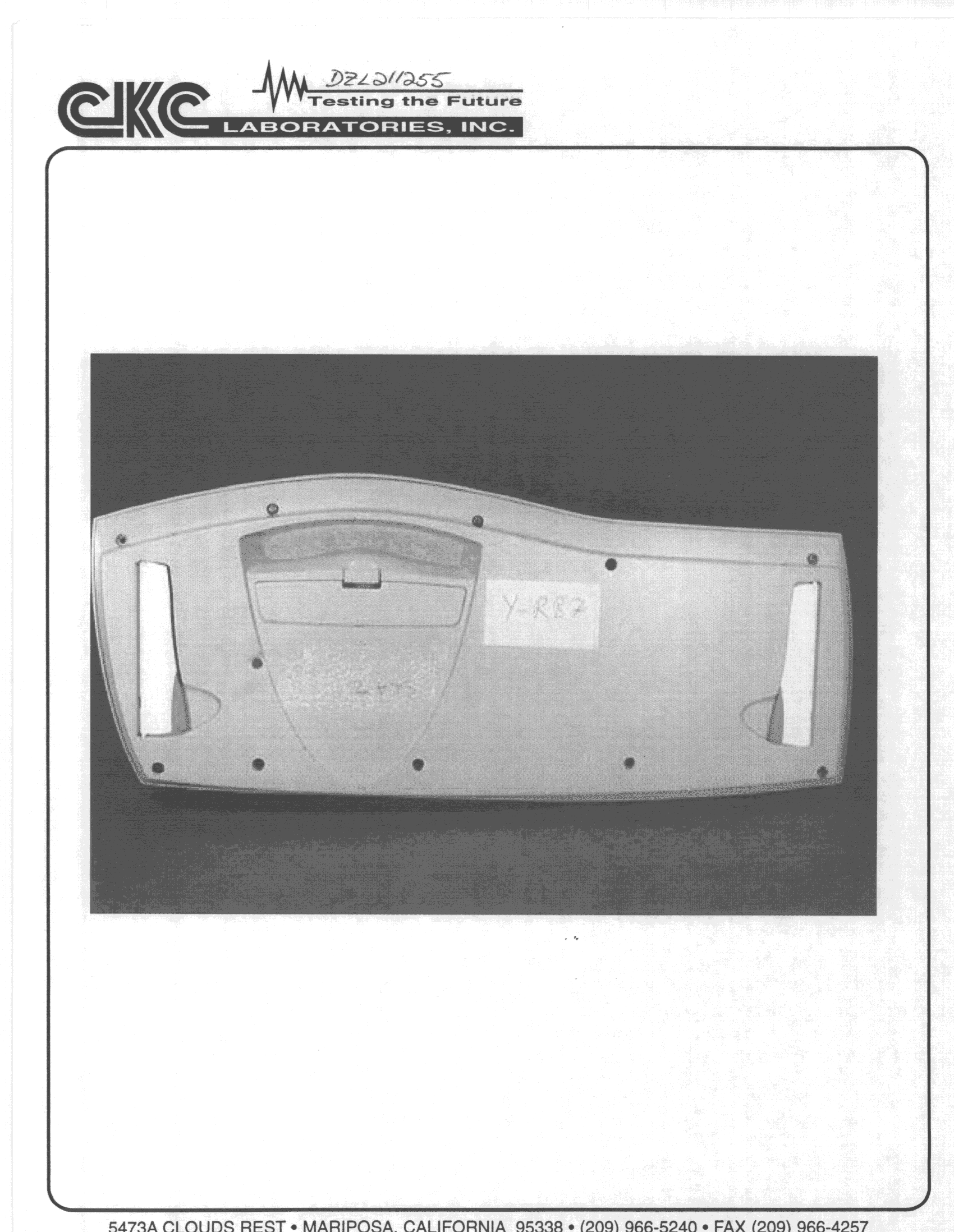RF Keyboard - FCC ID DZL211255 - Logitech Inc