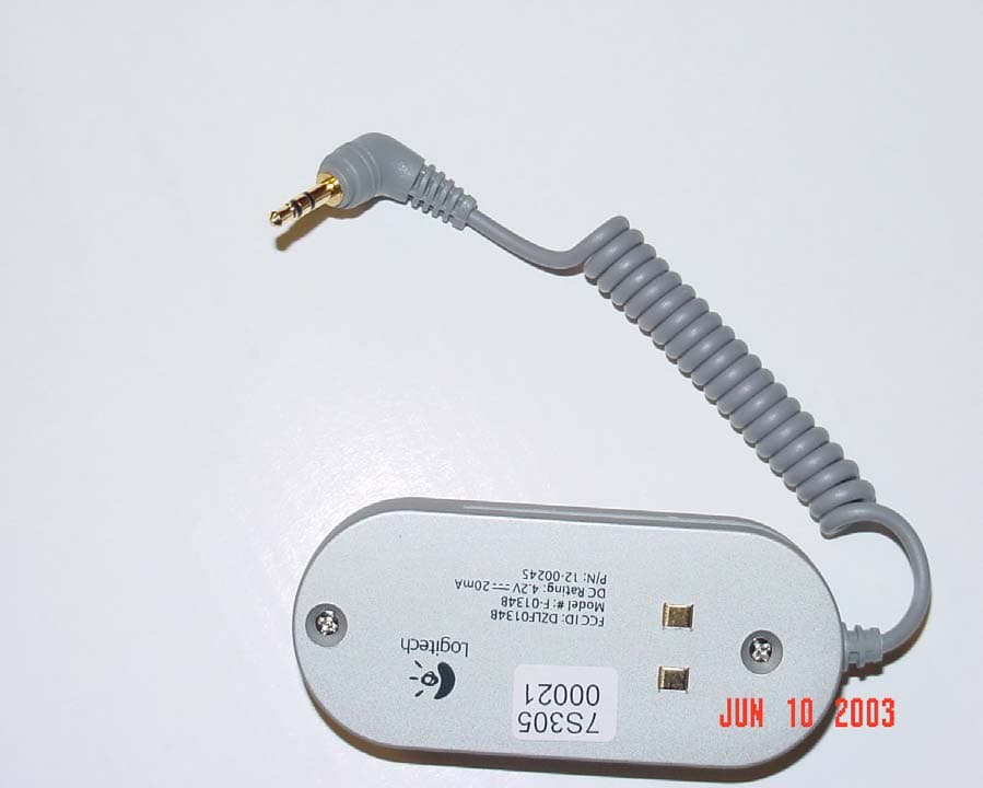 F-0134B - FCC ID DZLF0134B - Logitech Inc