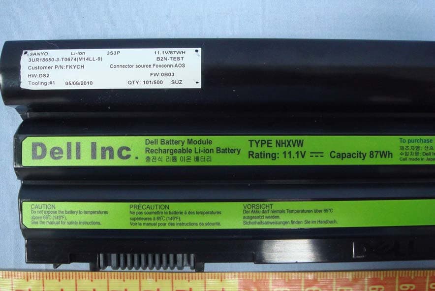 Notebook Computer - FCC ID E2K-P15G - Dell Inc.