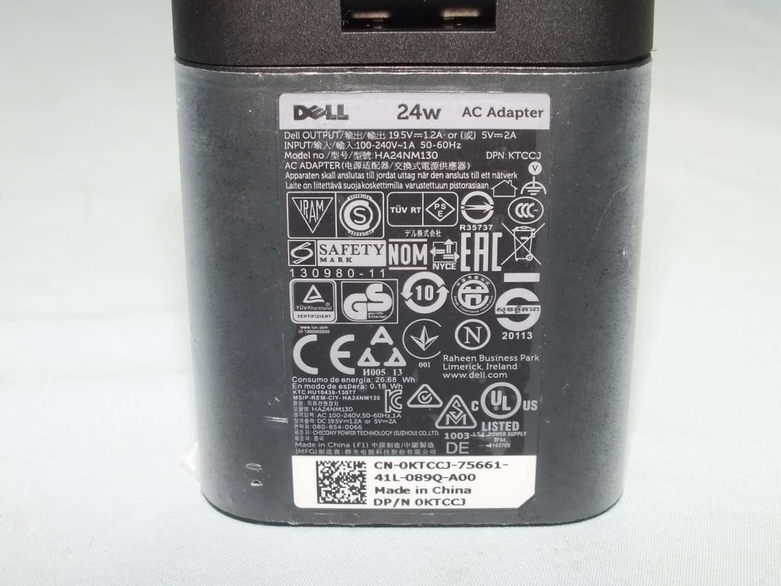 Portable Computer-Tablet - FCC ID E2K-T07G002 - Dell Inc.