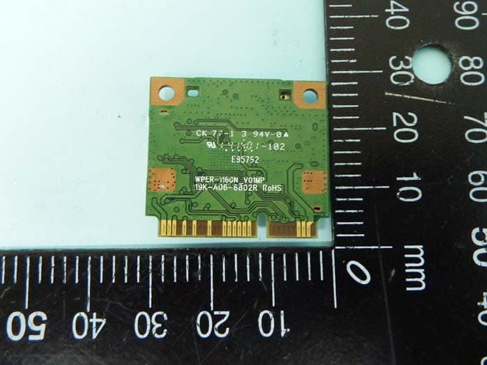 802.11bgn Mini PCIe Module - FCC ID E2K-WPER-116GN - Dell Inc. (2)