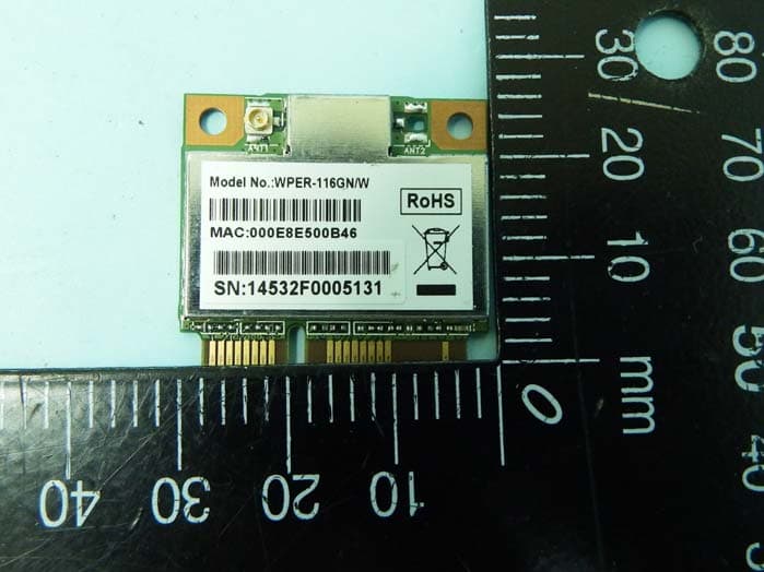 802.11bgn Mini PCIe Module - FCC ID E2K-WPER-116GN - Dell Inc.
