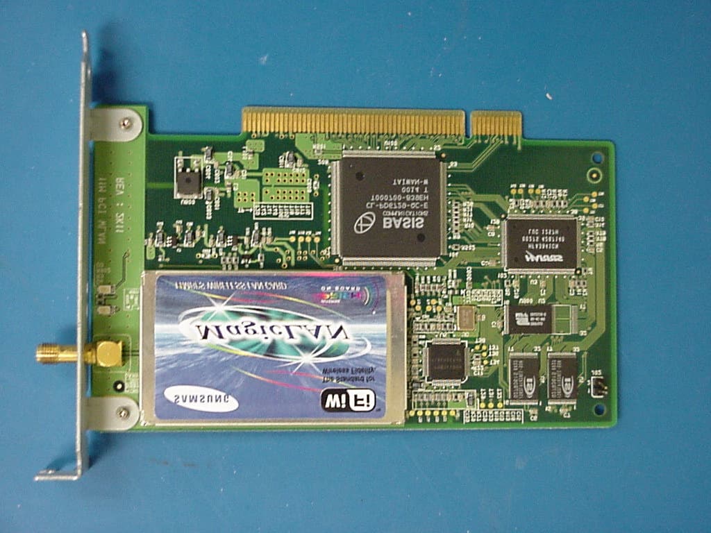 PCI Card Spread Spectrum Transceiver - FCC ID E2XSWL-2100P - Samsung Electro Mechanics