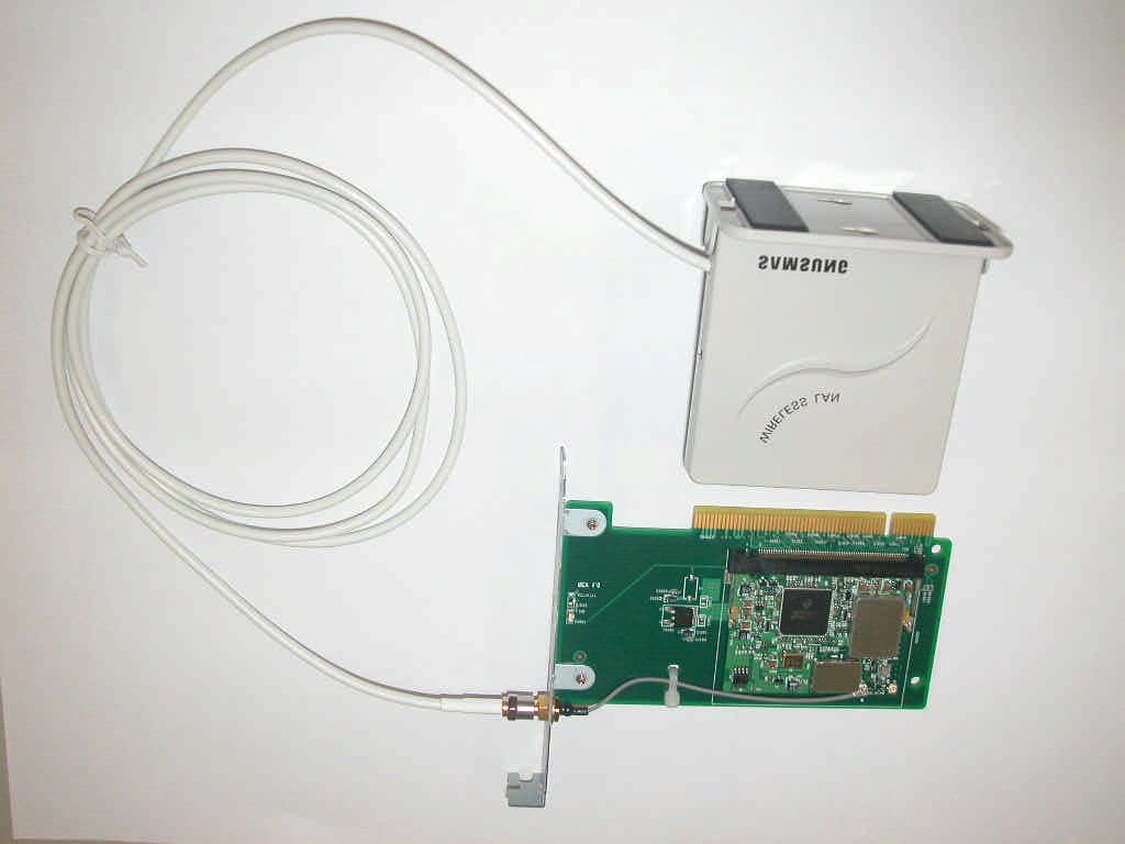 11 Mbps Wireless LAN PCI Card - FCC ID E2XSWL-2300P - Samsung Electro Mechanics