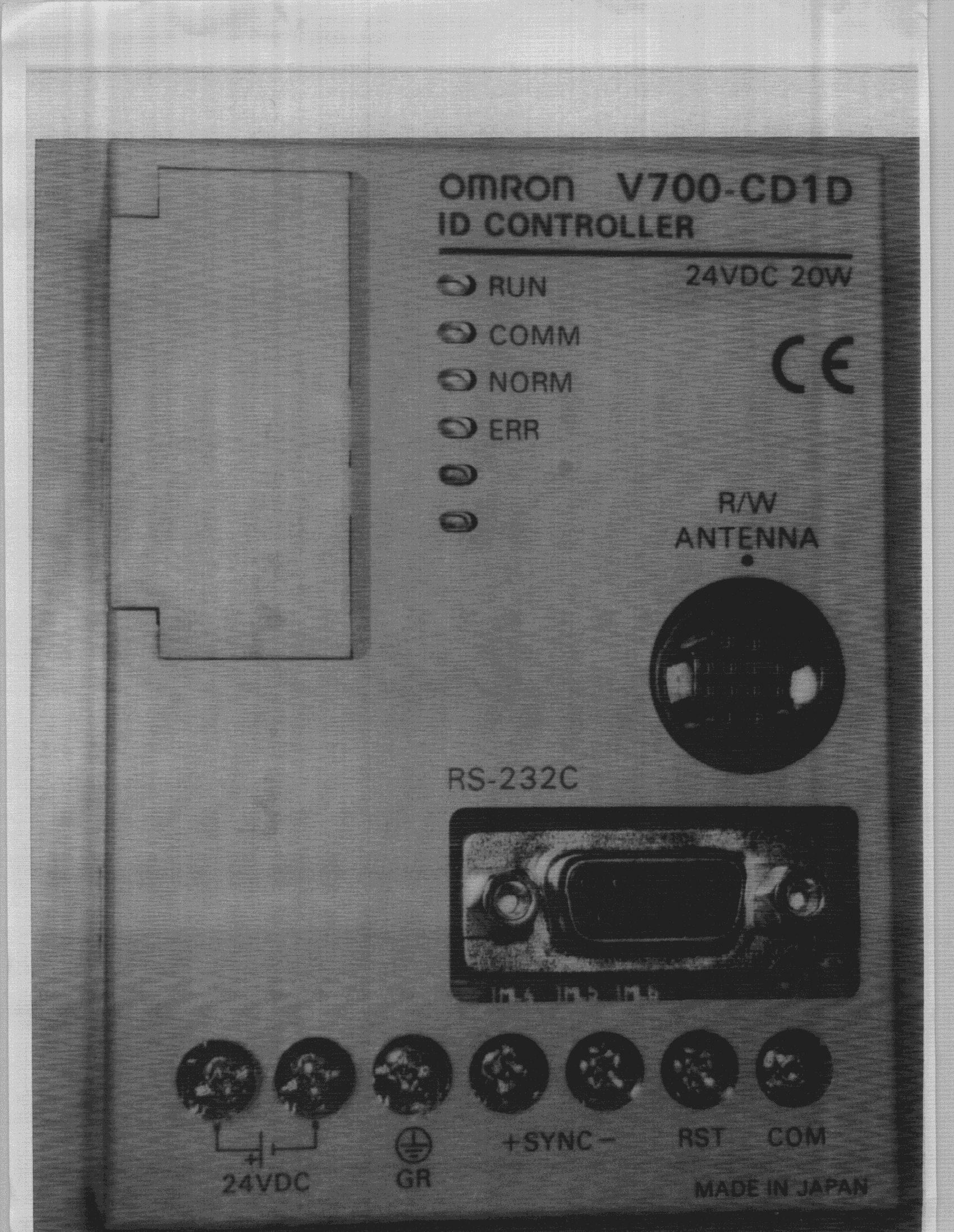 Field disturbance sensor - FCC ID E4E6CYCIDV7000198 - Omron Corporation
