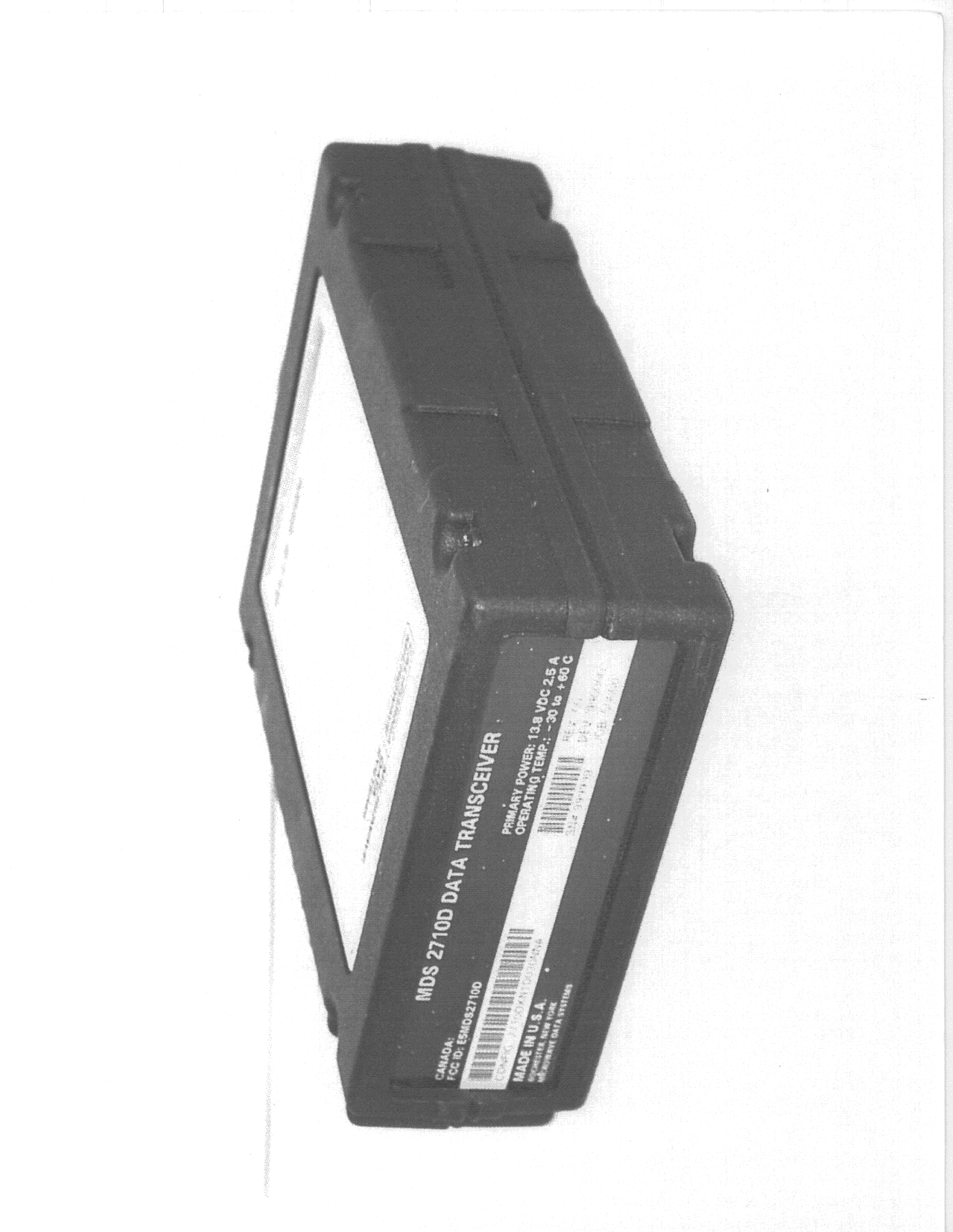 TNB - Licensed Non-Broadcast Station Transmitter - FCC ID E5MDS2710D - GE MDS, LLC (2)