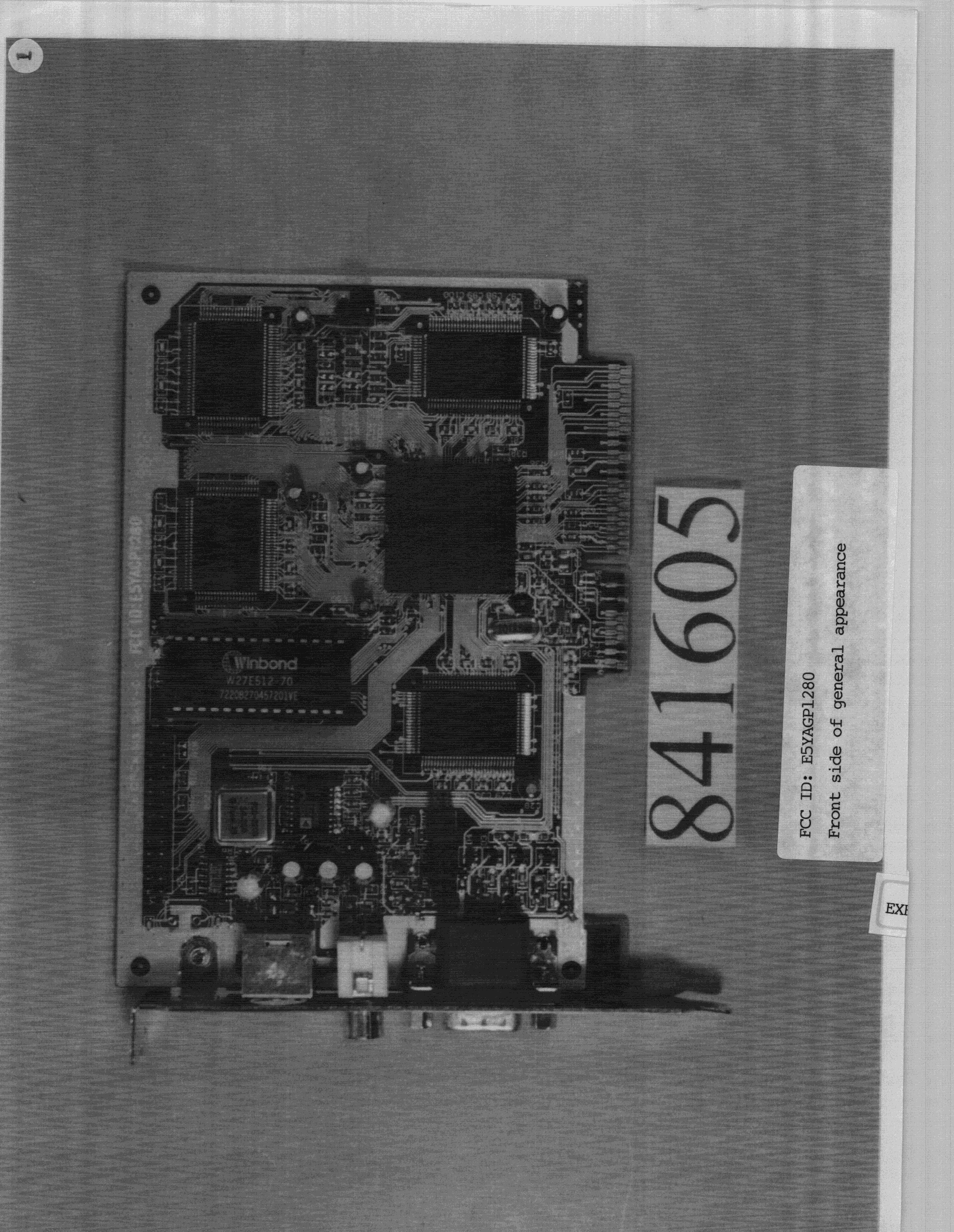 JBP - Part 15 Class B Computing Device Peripheral - FCC ID E5YAGP1280 - DFI Inc. (2)