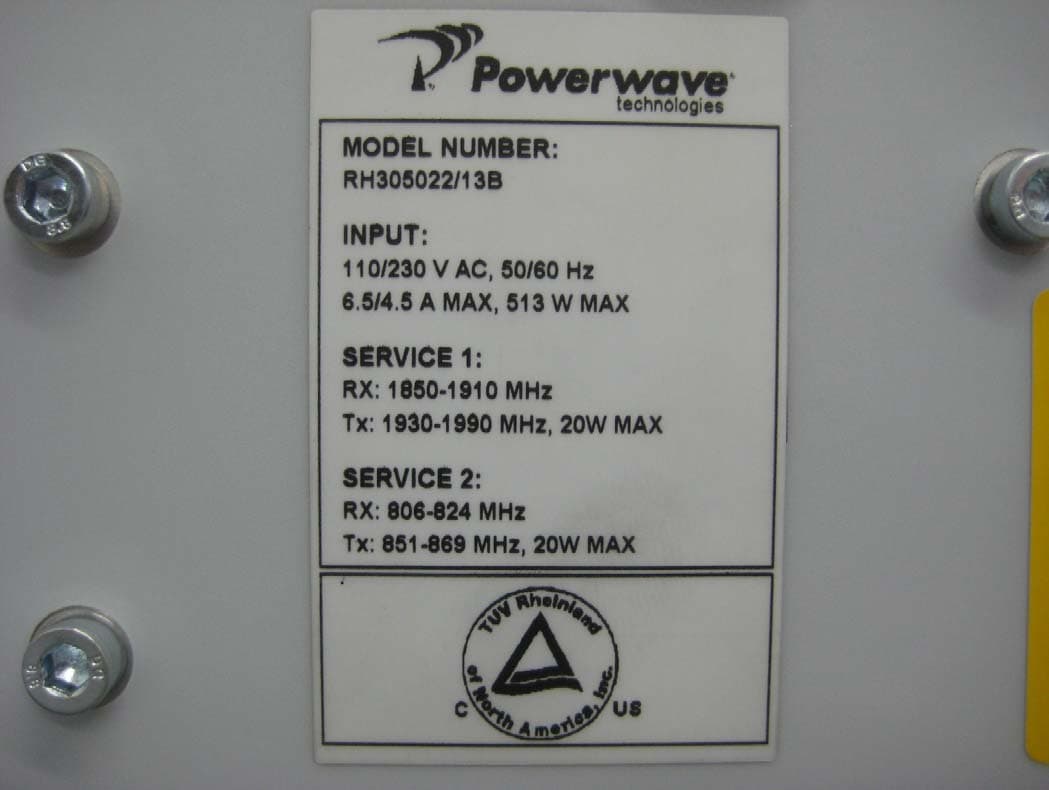 Nexus Dual Band Repeater - FCC ID E675JS0119 - Powerwave Technologies Inc (3)