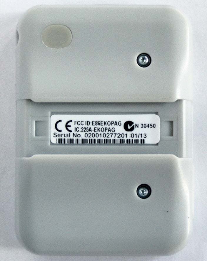 Alpha-numeric 2 way alarm and paging device - FCC ID E86EKOPAG - Multitone Electronics PLC